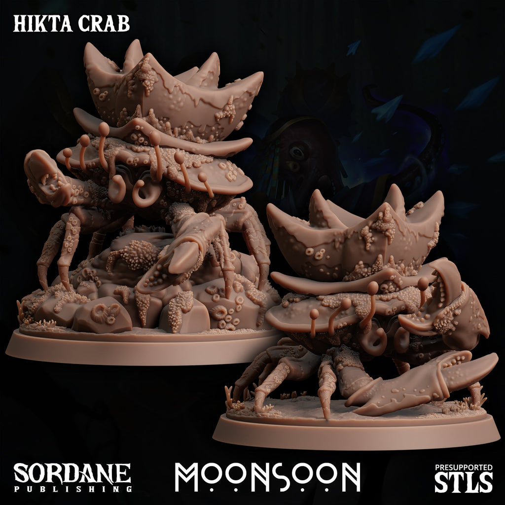 3D Printed Sordane Publishing Hikta Crab Moonsoon 28 32mm D&D