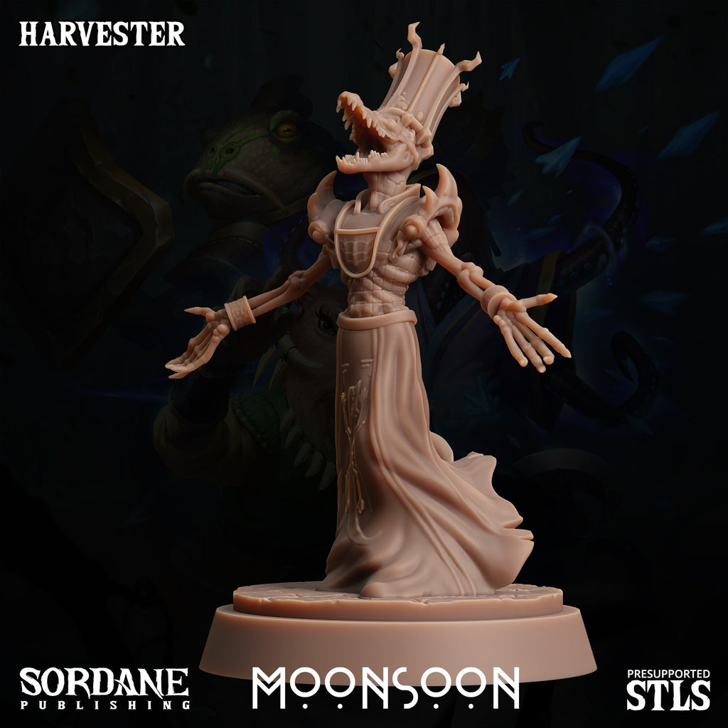 3D Printed Sordane Publishing Harvester Moonsoon 28 32mm D&D